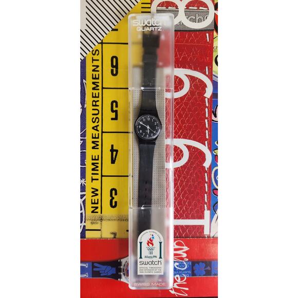 Swatch watch LITTLE SEVEN LB139 1995 Standard Ladies New Old Stock with battery - Picture 7 of 8